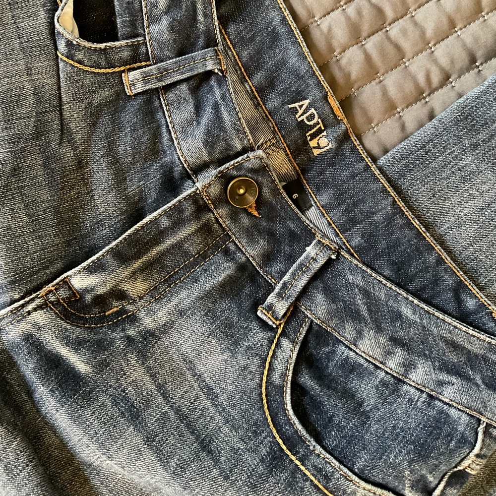 Apt 9 Washed Denim Jen Boot Cut 6